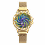 Women Magnet Buckle Rotating Watch