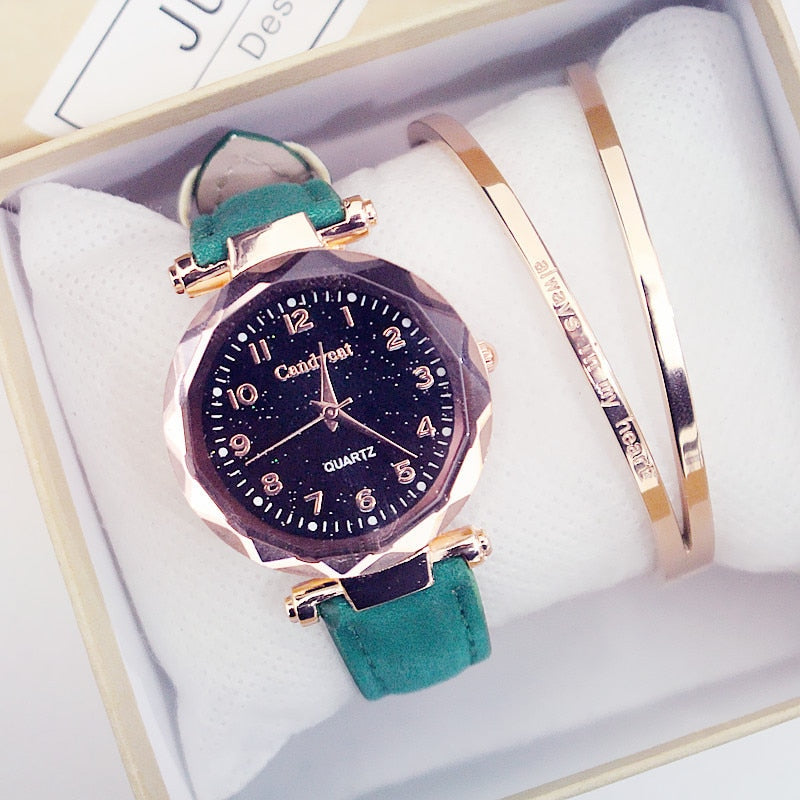 Fashion Starry Sky Women Watches