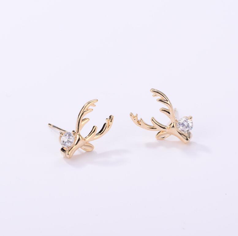 Christmas Earrings Elk Ear Studs