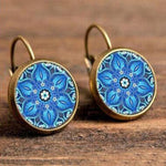 Life Mandala Flower Vintage Bronze Earrings (32 Styles)