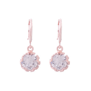 Crystal Stone Romantic Style Dangle Earrings