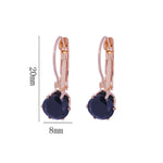 Crystal Stone Romantic Style Dangle Earrings