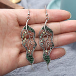 Bohemian Ethnic Silver Color Long Hanging Dangle Earrings