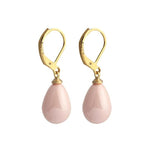 Fashion Simulated Pearl Natural Shell Pendant Hook Dangle Earrings